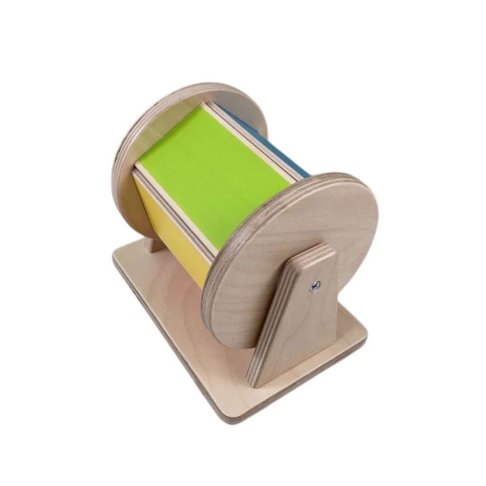 Wooden Sensory Spinning Learning Toy